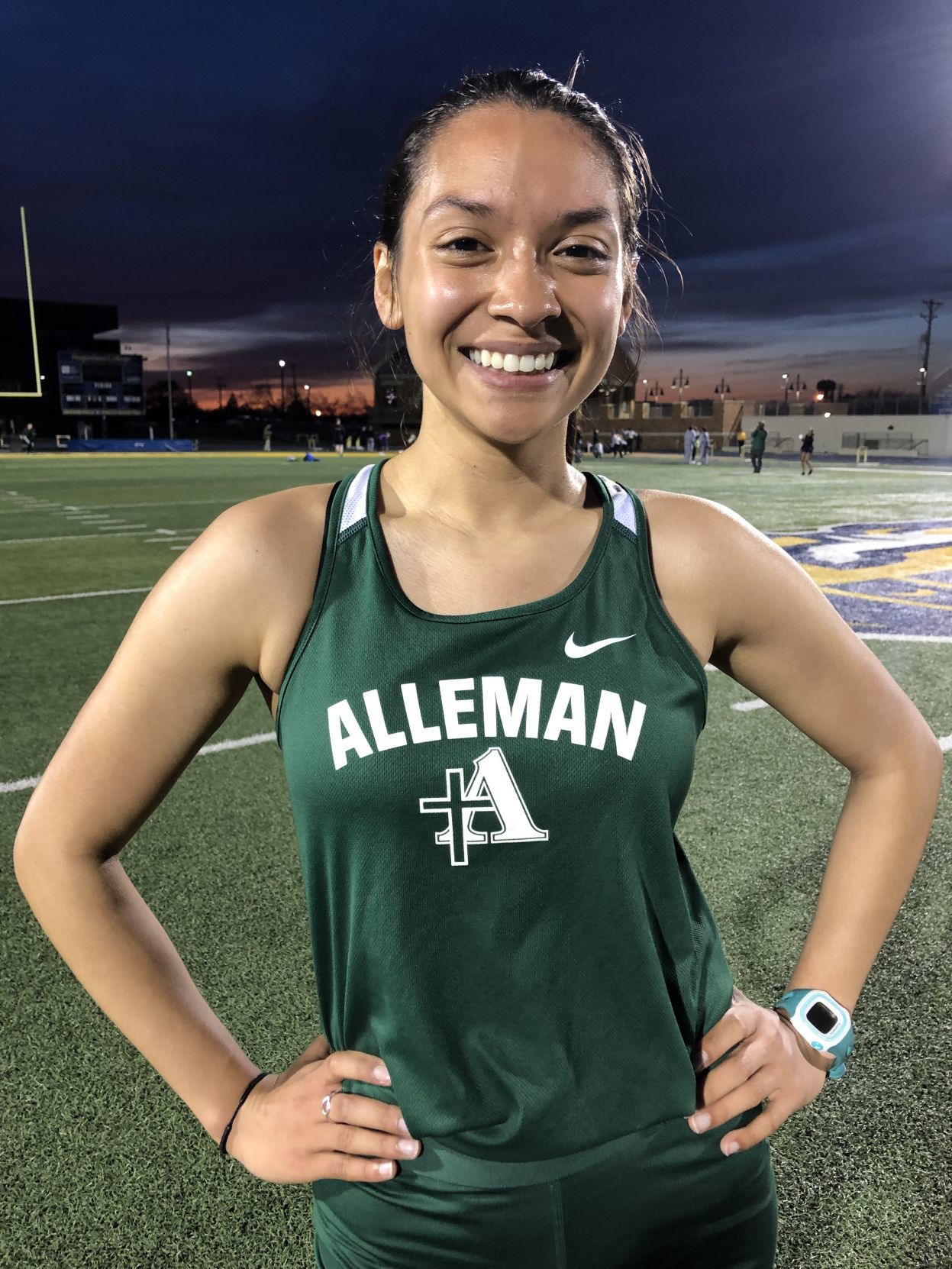 Alexandra Cajigal, alleman track